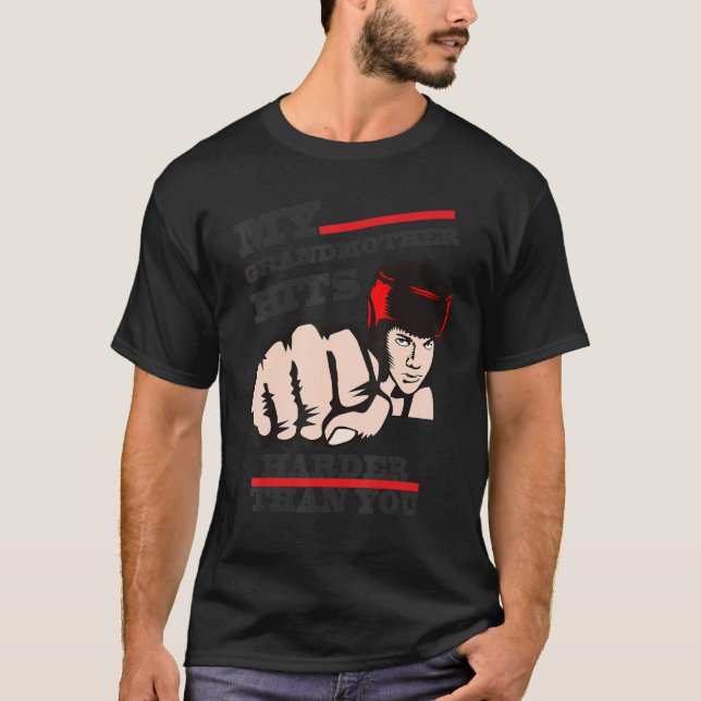 Camiseta Mi abuela te golpea más que a ti (Anverso)