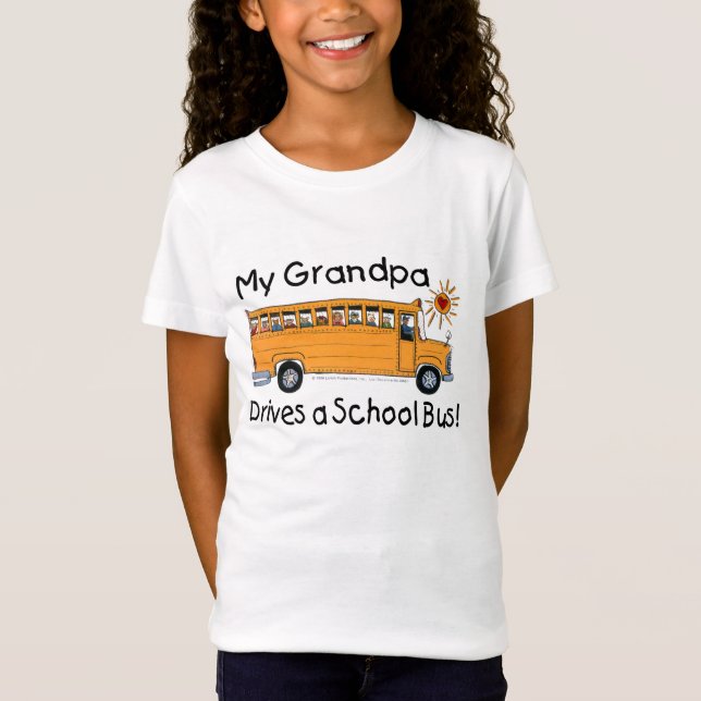 Camiseta Mi abuelo conduce un autobús (Anverso)