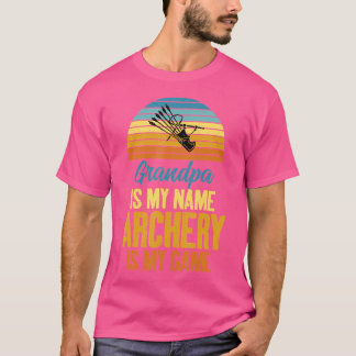 Camiseta Mi abuelo es mi nombre, tiro al arco mi abuelo