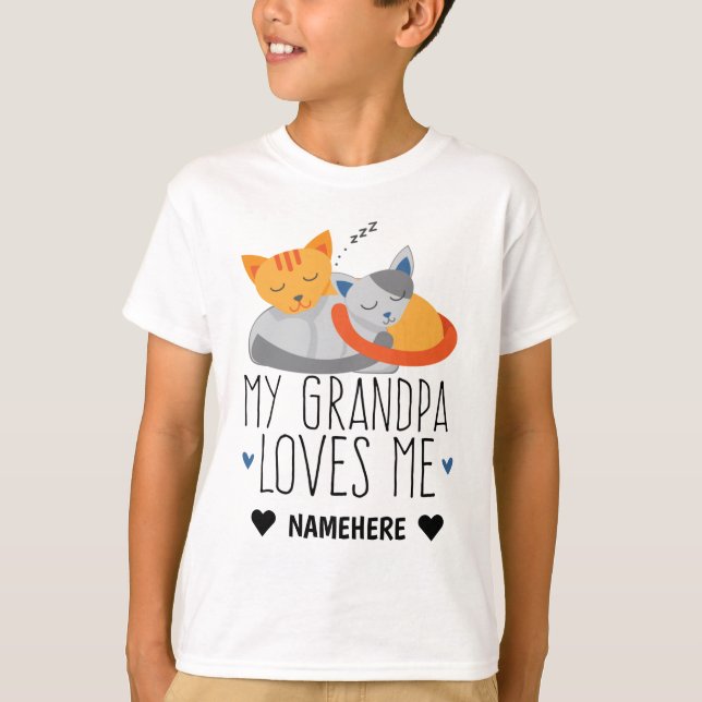 Camiseta Mi abuelo me ama (Anverso)