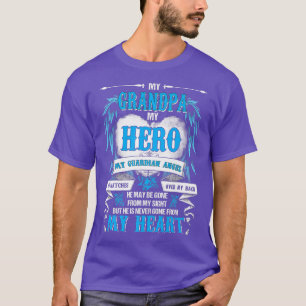 Camiseta Mi abuelo mi héroe, mi ángel de la guarda, el vigi