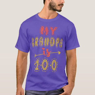 Camiseta Mi abuelo tiene 100 años, abuelo 100 años