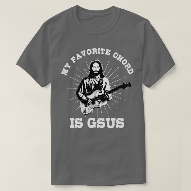 Camiseta Mi acorde favorito es Gsus Jesus (Diseño del anverso)