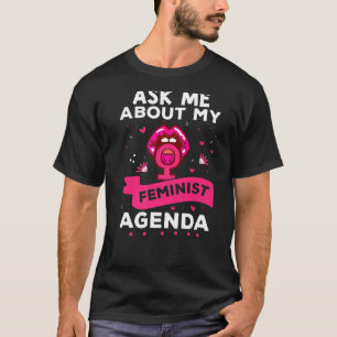 Camiseta Mi Agenda Feminista Feminismo Por Los Sufragistas