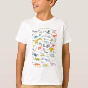 Camiseta Mi alfabeto dinosaurio