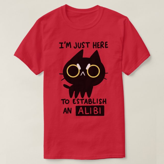 Camiseta Mi Alibi (Diseño del anverso)