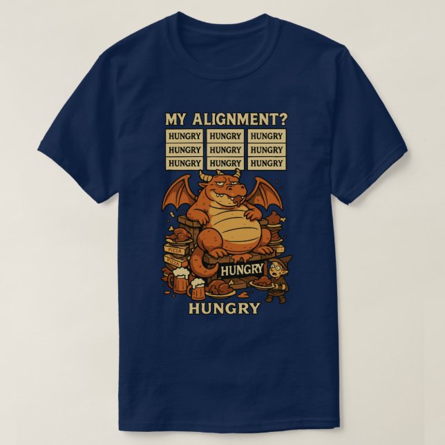 Camiseta ¿Mi Alineación? Hungry Dragon Tee (Diseño del anverso)