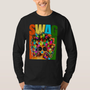 Camiseta Mi alma con estilo chica negra melanina afroameric
