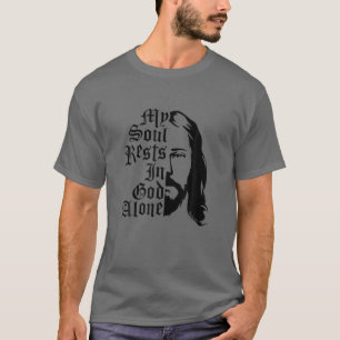 Camiseta Mi Alma Descansa Solo En Dios - Cita De La Biblia 
