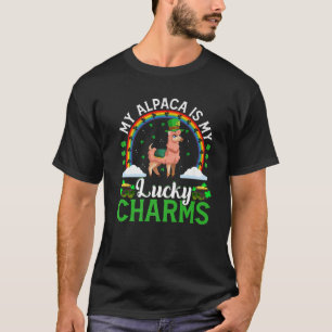Camiseta Mi Alpaca Es Mis Encantamientos De La Suerte Alpac