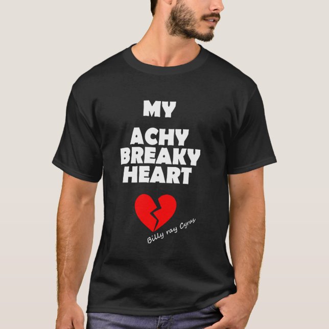 Camiseta Mi Amargado Amor Del Corazón Desquiciado, Desglose (Anverso)