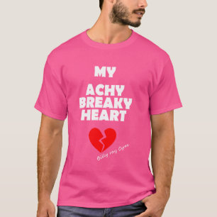 Camiseta Mi Amargado Amor Del Corazón Desquiciado, Desglose