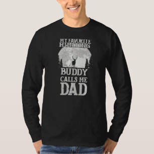 Camiseta Mi amigo de caza favorito me llama papá cazando a