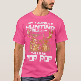 Camiseta Mi amigo de caza favorito me llama pop