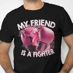 Camiseta Mi amigo es una cinta rosada que lucha contra el c