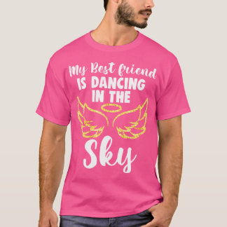 Camiseta Mi amigo está bailando en el cielo Alas en memoria