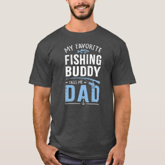 Camiseta Mi amigo pescador favorito me llama papá