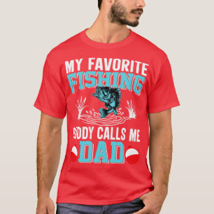 Camiseta Mi amigo pescador favorito me llama papá Funny Fat
