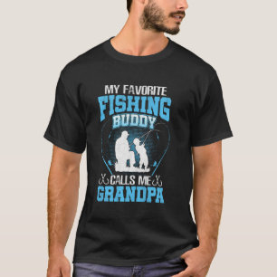 Camiseta Mi amigo pescador favorito me llama Wi-Fi del abue