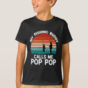 Camiseta Mi amigo pescador me llama abuelo de la cosecha po