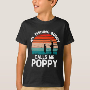 Camiseta Mi amigo pescador me llama Gran Vintage retro de a