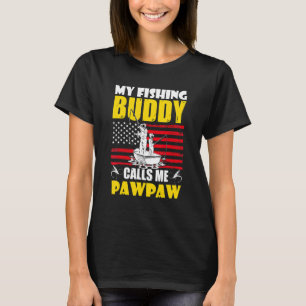 Camiseta Mi amigo pescador me llama para pintar la bandera