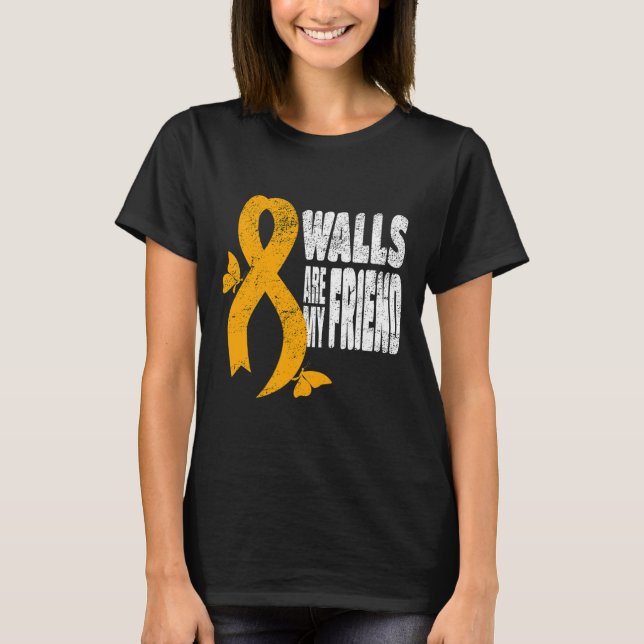 Camiseta ¿Mi Amigo Se Divertido Señora Esclerosis Múltiple  (Anverso)