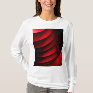 Camiseta mi amor es rojo y círculos