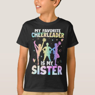 Camiseta Mi animadora favorita es mi hermana animadora anim