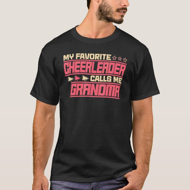 Camiseta Mi animadora favorita me llama abuela Cute Chee (Anverso)
