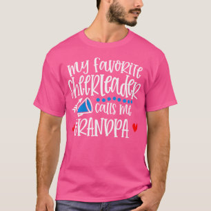 Camiseta Mi animadora favorita me llama abuelo divertido Ch