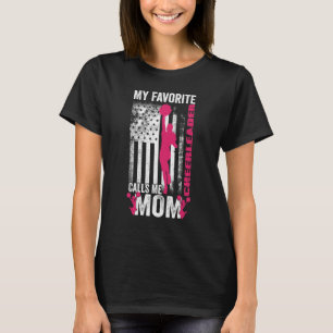 Camiseta Mi animadora favorita me llama mamá