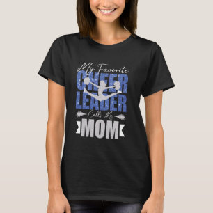 Camiseta Mi animadora favorita me llama mamá Cheer Mom Mot