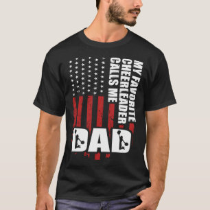 Camiseta Mi animadora favorita me llama papá Cheer Daddy F