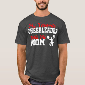 Camiseta Mi animadora favorita me llama regalo divertido de