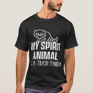 Camiseta Mi Animal De Espíritu Es Un Animal De Basura Panda