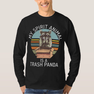 Camiseta Mi Animal De Espíritu Es Un Panda De Basura - Racc