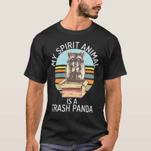 Camiseta Mi Animal De Espíritu Es Un Panda De Basura - Racc