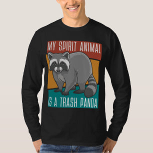 Camiseta Mi Animal De Espíritu Es Un Raccón De La Basura Pa