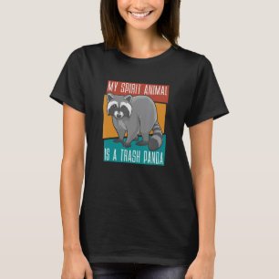 Camiseta Mi Animal De Espíritu Es Un Raccón De La Basura Pa