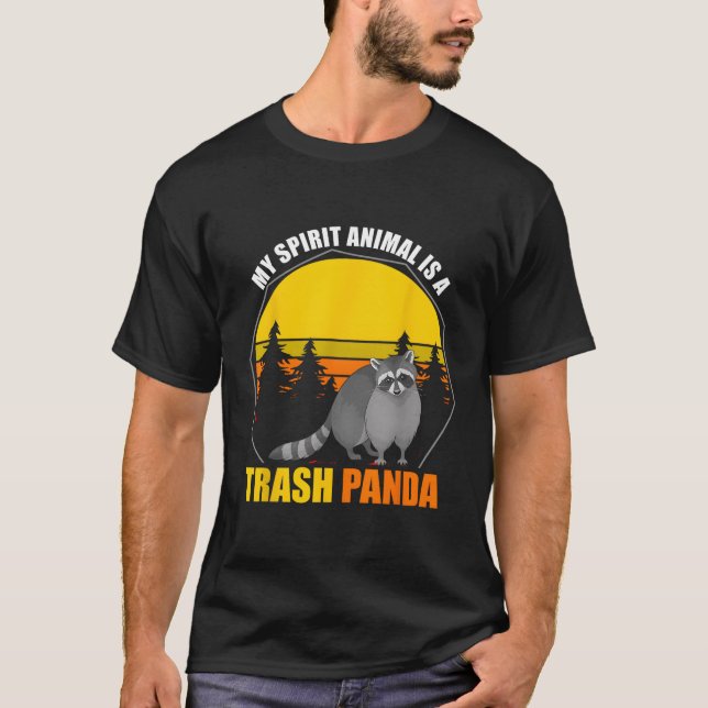 Camiseta Mi Animal De Espíritu Es Una Cita De Racoon De La  (Anverso)