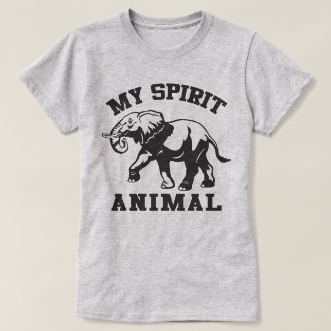 Camiseta Mi animal espiritual (Diseño del anverso)