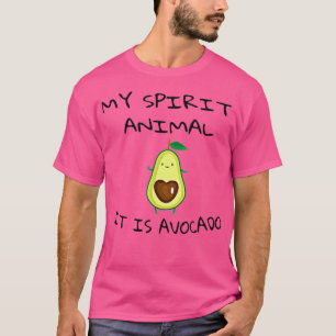 Camiseta mi animal espiritual es aguacado amor mamá g