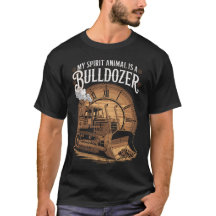 Mi animal espiritual es Bulldozer Vintage Construc