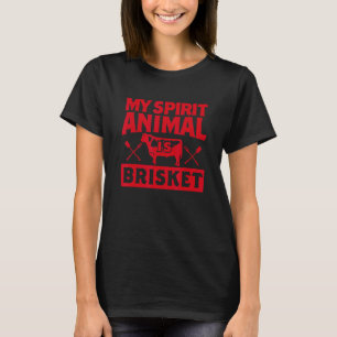 Camiseta Mi Animal Espiritual Es Carne De Humo De Brisket