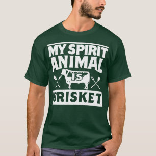 Camiseta Mi animal espiritual es carne humeante de marihuan