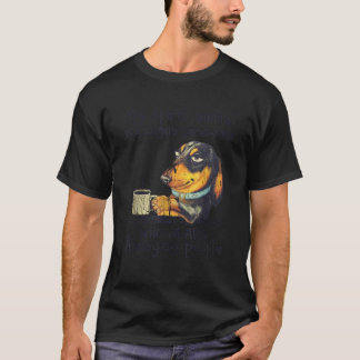 Camiseta Mi Animal Espiritual Es El Dachshund Gruñón Que Se