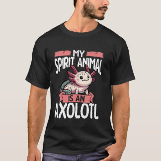 Camiseta Mi animal espiritual es un ajolote