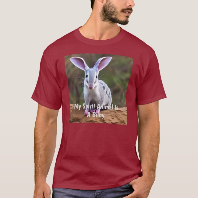 Camiseta Mi animal espiritual es un Bilby (Anverso)