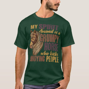 Camiseta Mi Animal Espiritual Es Un Caballo, Amantes De Cab
